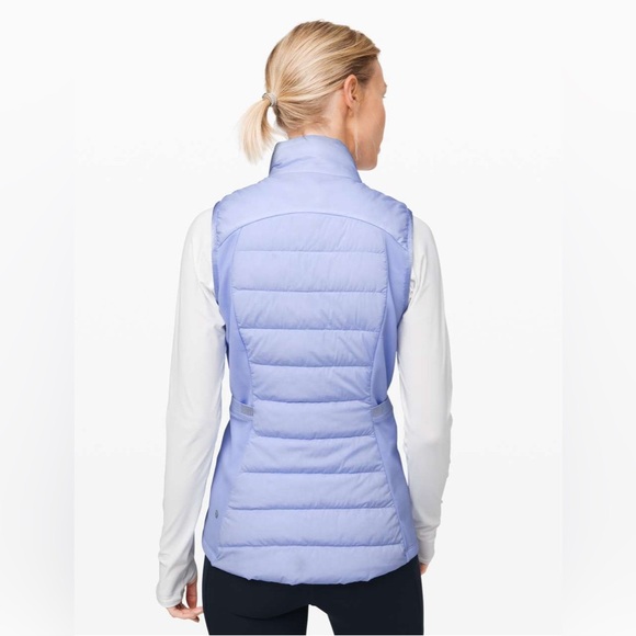 🍒LULULEMON DOWN FOR IT ALL VEST sz 12 Jacket 700Fill LAVENDER DUSK Purple Lilac - Picture 8 of 9